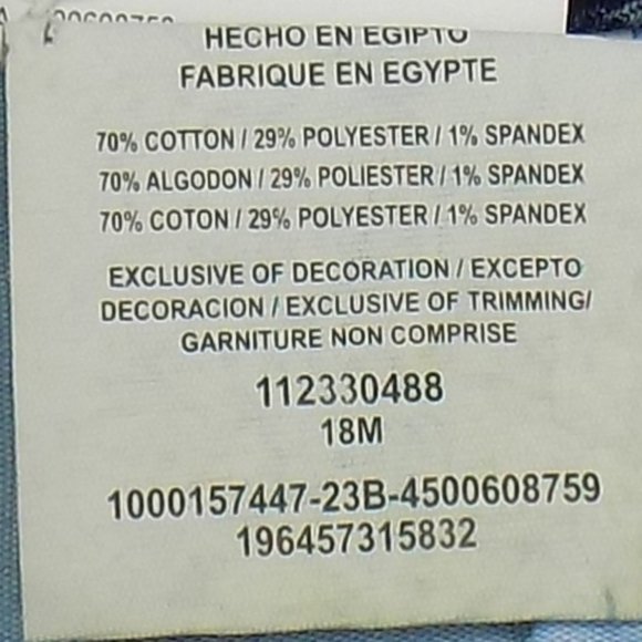 Lee Bermuda Mid-Rise Stormy Lines Denim Shorts Size 18M NWT - Picture 6 of 7